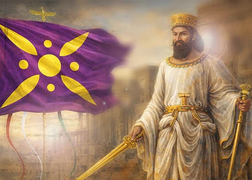 ردپای درفش کاویانی در دوران هخامنشیان