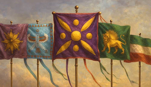 پرچم های ایران از آغاز تا کنون