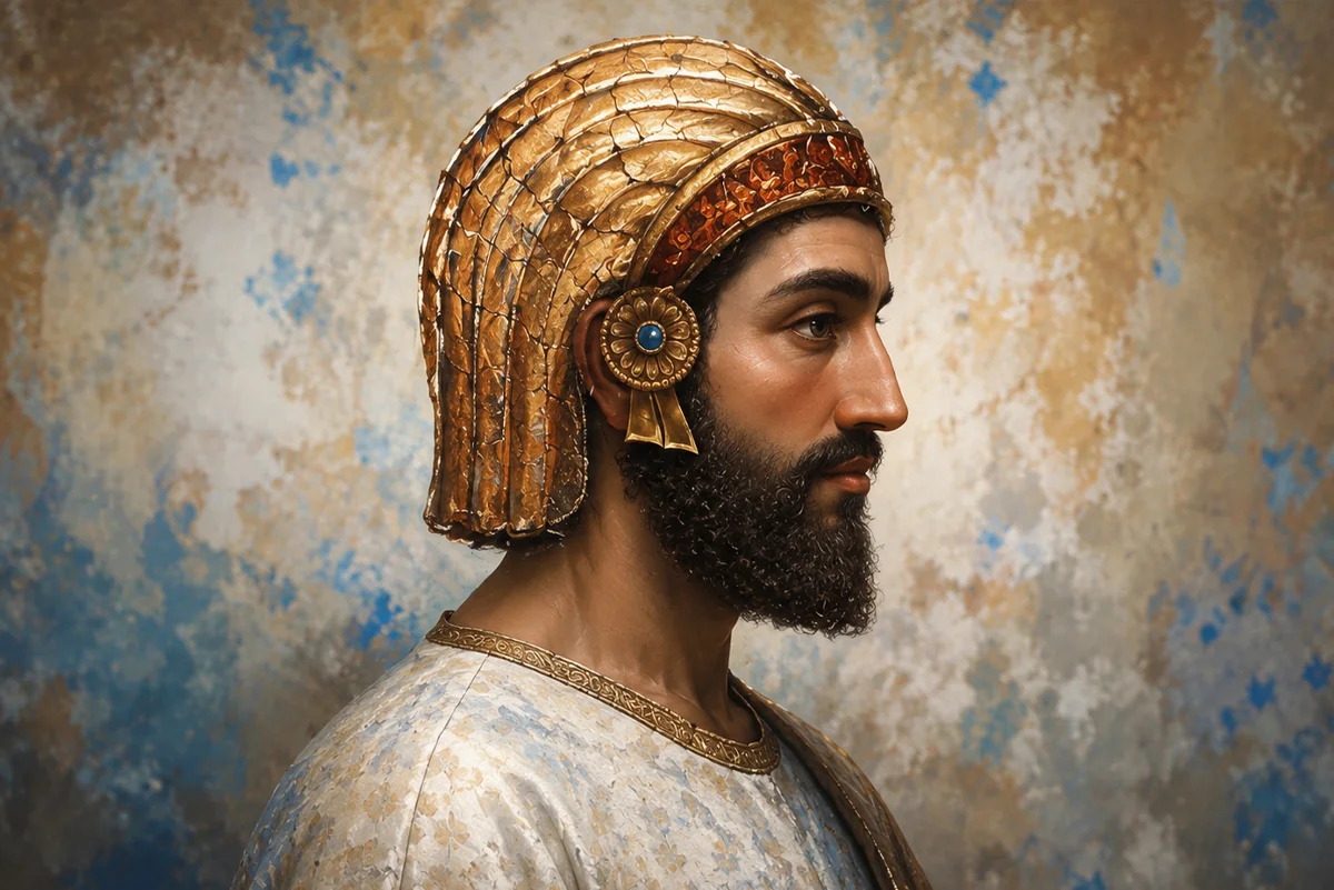 کوروش بزرگ هنگام نیایش